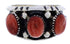 Red Oyster Shell Sterling Silver Southwest Ring Size 6-1/2 WX37188